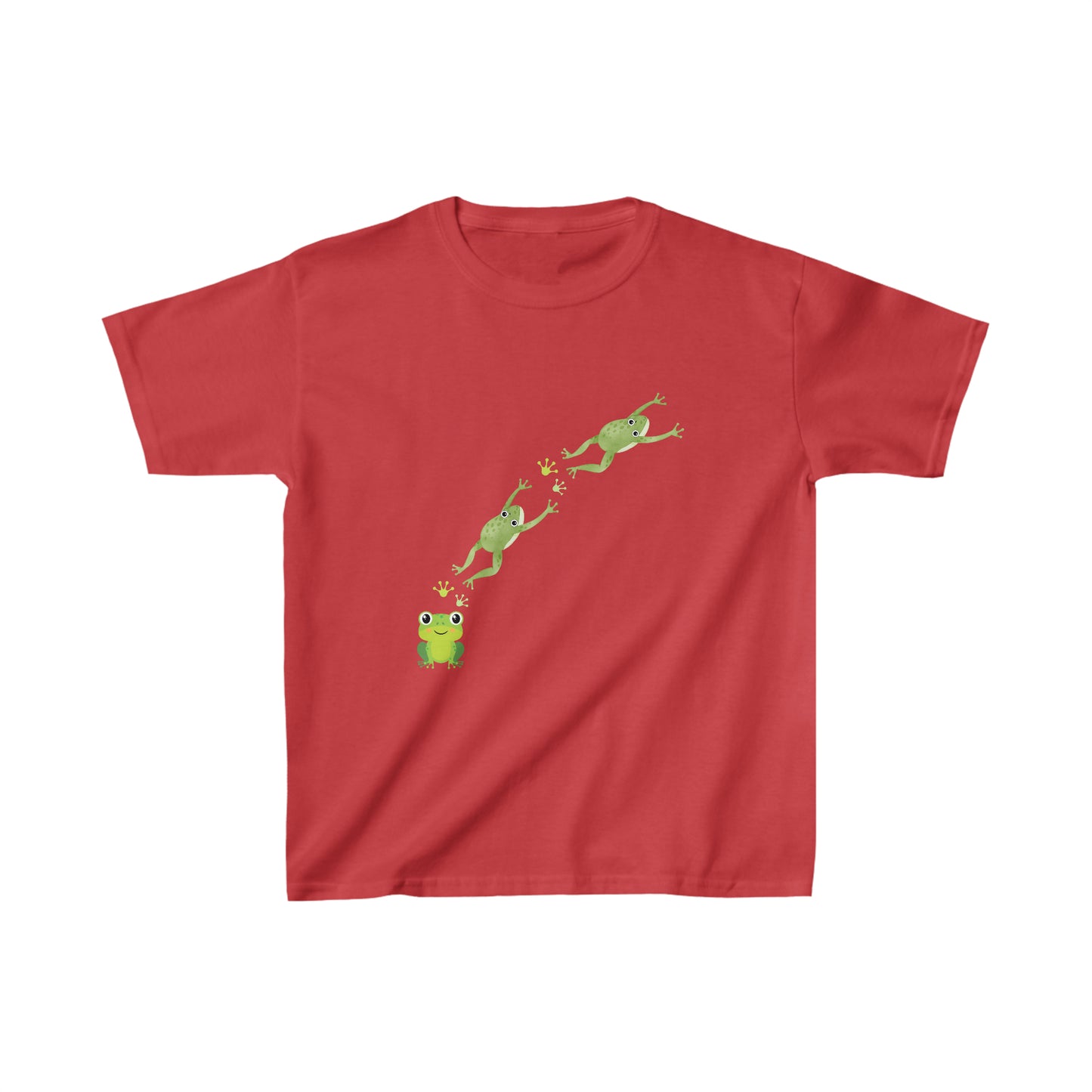 Frog Crossing, Animals- Kids, Child, Heavy Cotton™ T-shirt