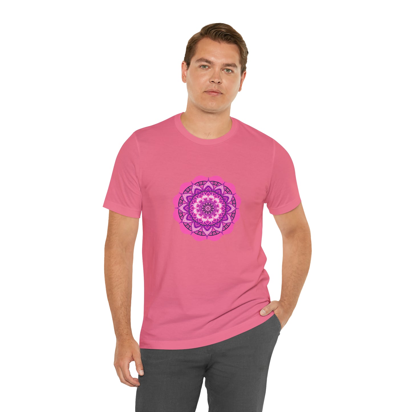 Art, Colorful, Nature, Flowers- Adult, Regular Fit, Soft Cotton, T-shirt