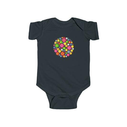Colorful, Nature, Garden, Flowers- Baby, Infant, Toddler, Soft Cotton, Onesie