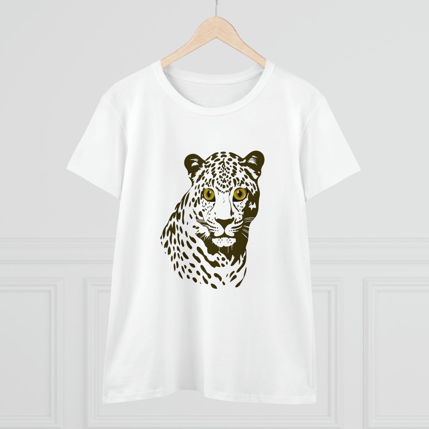 Animals, Big Cats, Leopard, Cheetah, Nature- Adult, Semi-fitted T-shirt