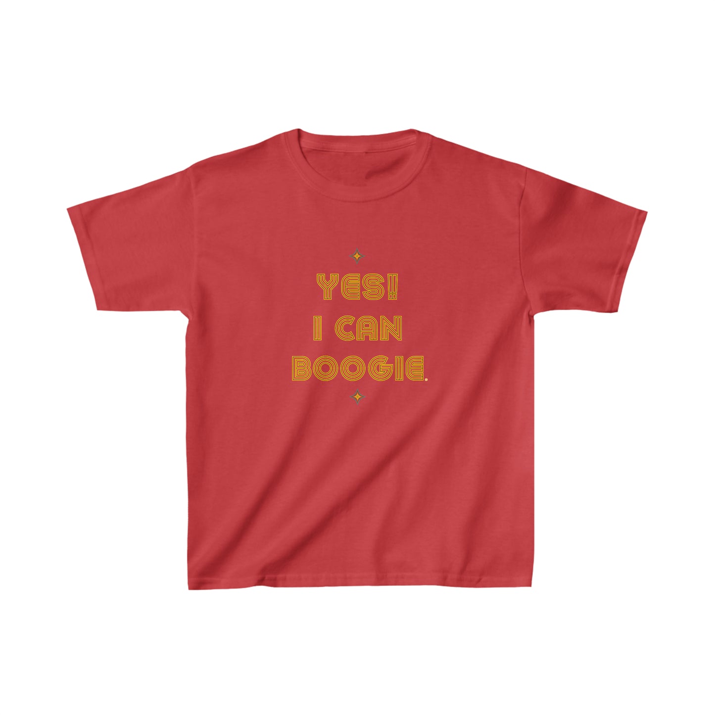 Dance, I Can Boogie, Retro Disco, Sports, Hobby, Interests, Dancing, Words- Kids, Child, Heavy Cotton, T-shirt