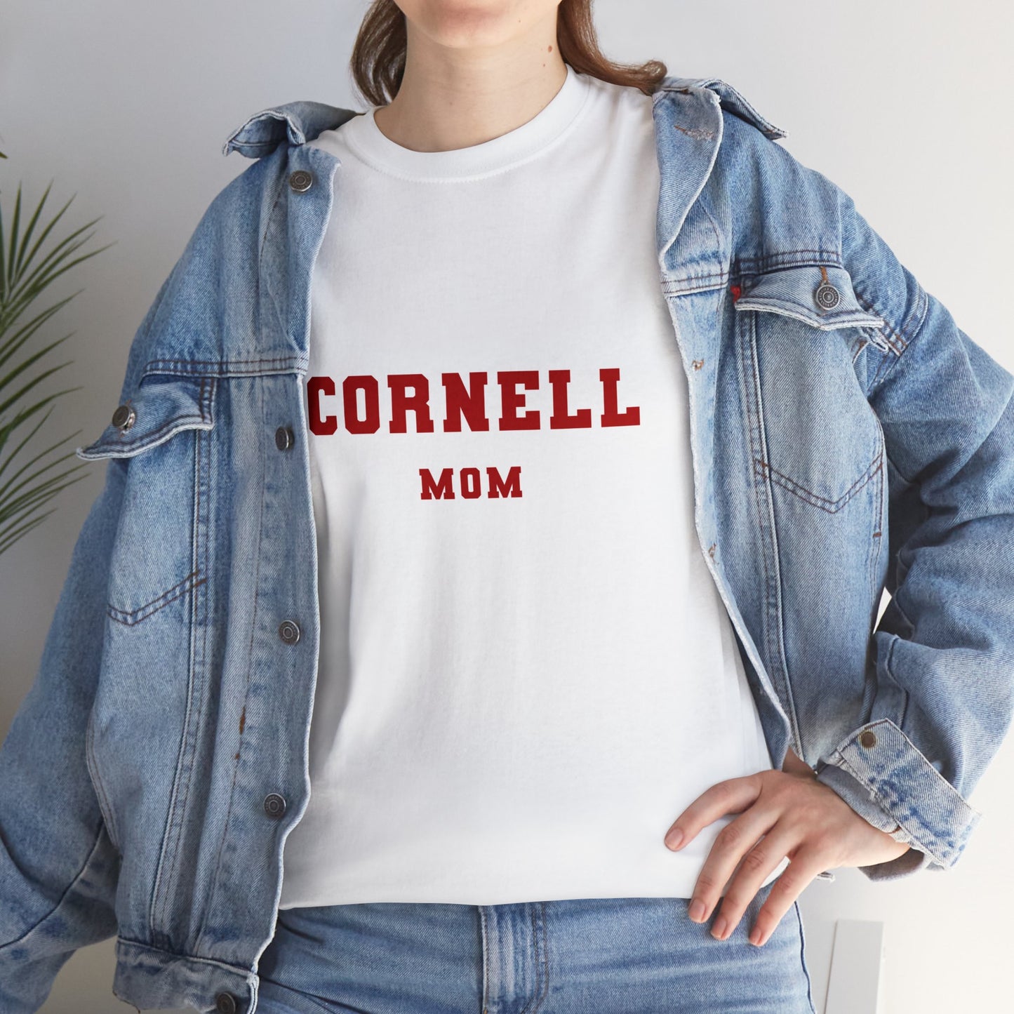 Cornell Mom, parent shirt T-shirt-Unisex Heavy Cotton Tee