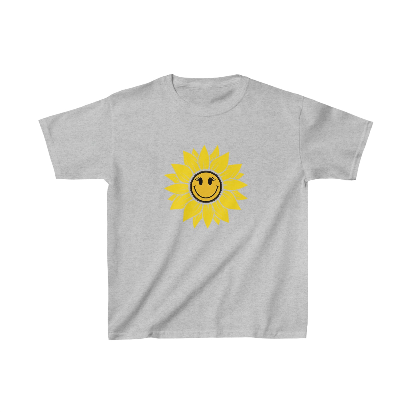 Nature, Flowers, Sunflower, Plants, Positive- Kids, Child, Heavy Cotton, T-shirt