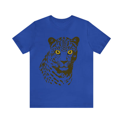 Animals, Big Cats, Leopard, Cheetah- Adult- Adult, Regular Fit, Soft Cotton, Full Size Image, T-shirt