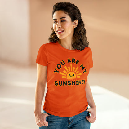 Positive, You Are My Sunshine, Happiness- Adult, Semi-fitted, Full Size Image, T-shirt