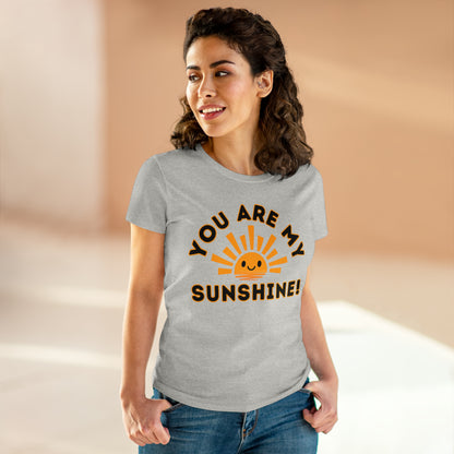 Positive, You Are My Sunshine, Happiness- Adult, Semi-fitted, Full Size Image, T-shirt