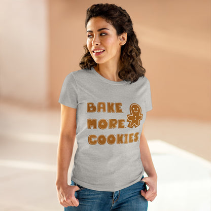 Hobby, Interests, Baking, Bake More Cookies Gingerbread, Things, Food- Adult, Semi-fitted, T-shirt