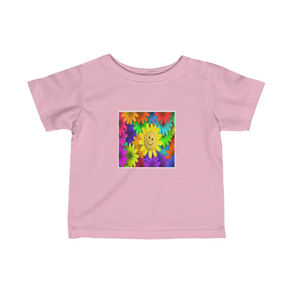 Art, Colorful, Love, Flowers, Positive- Baby, Infant, Toddler, T-shirt