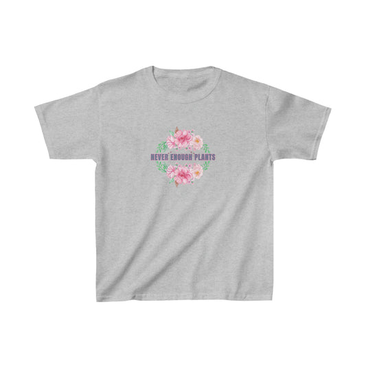 Nature, Plants, Never Enough Plants, Flowers- Kids, Child, Heavy Cotton™ T-shirt