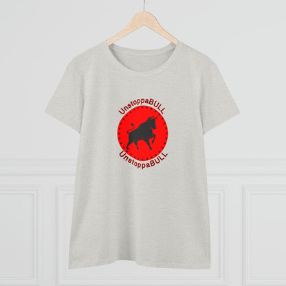 Animals, Bull, Symbol, Unstoppable, UnstoppaBULL- Adult, Semi-fitted T-shirt