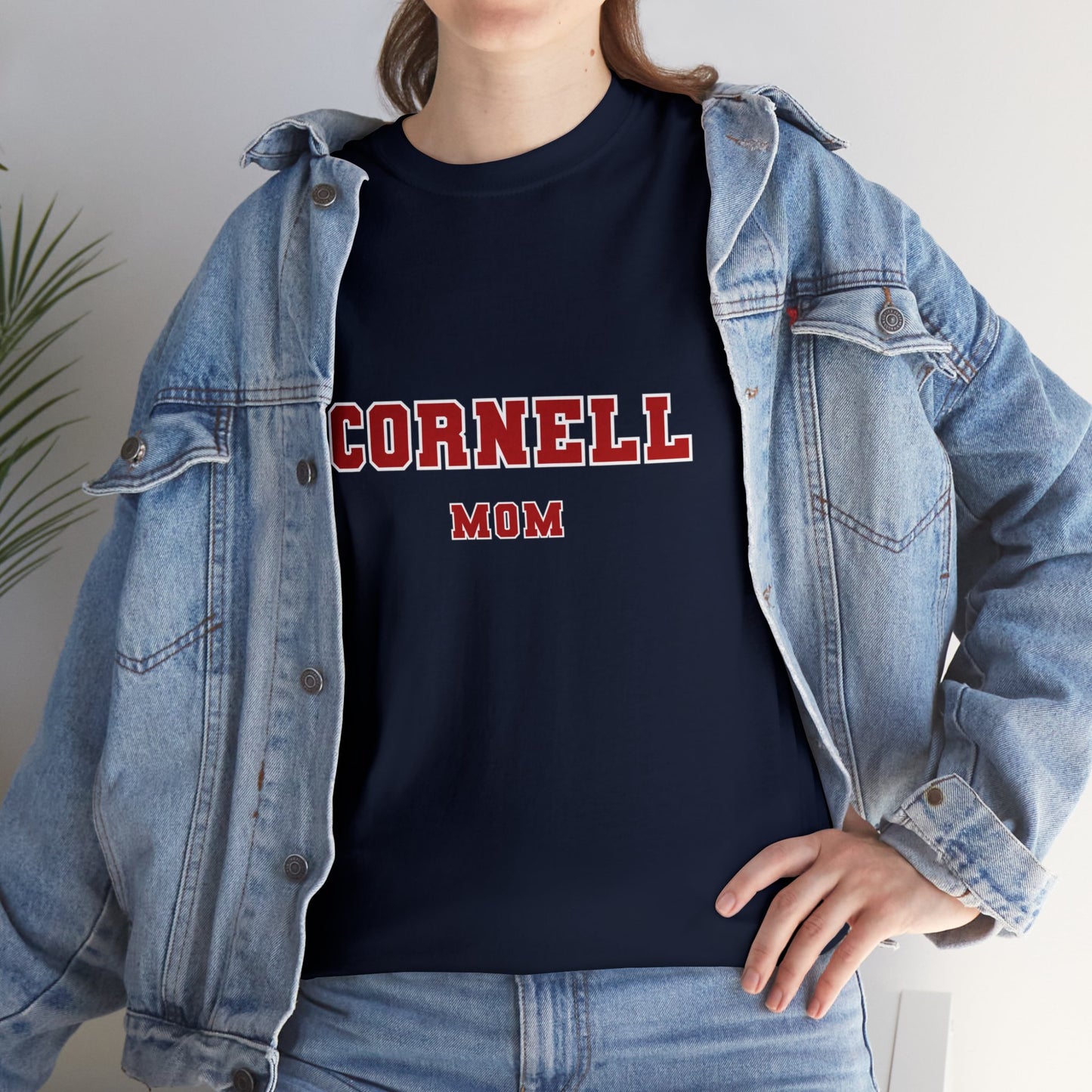 Cornell Mom, parent shirt T-shirt-Unisex Heavy Cotton Tee
