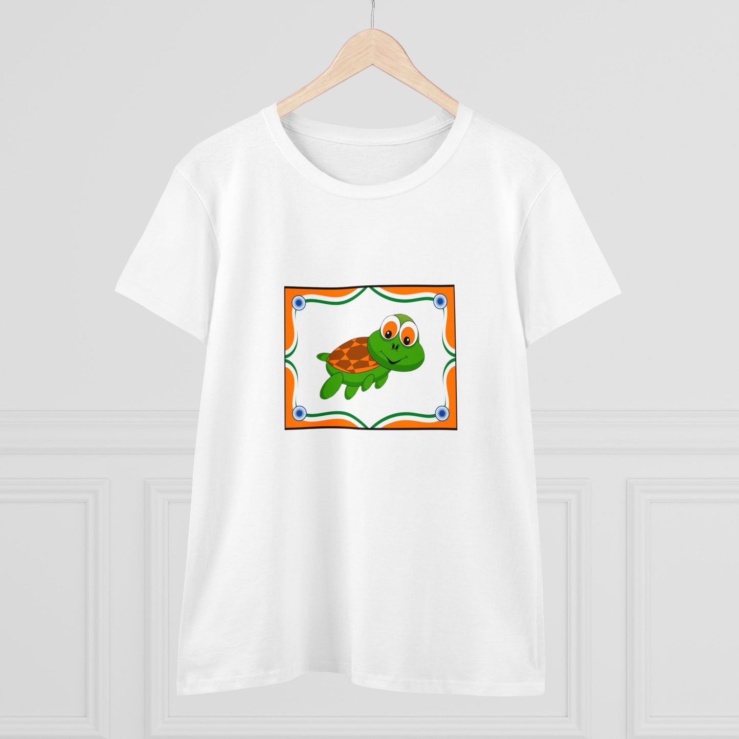 Turtle Swimming, Animals, Sports, Swimming- Adult, Semi-fitted, T-shirt