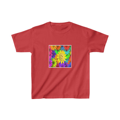 Art, Colorful, Love, Flowers, Positive- Kids, Child, Heavy Cotton, T-shirt