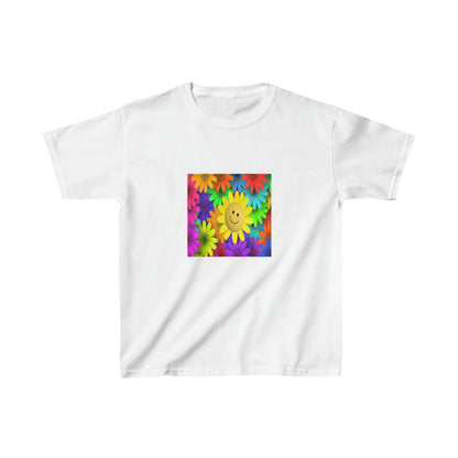Art, Colorful, Love, Flowers, Positive- Kids, Child, Heavy Cotton, T-shirt
