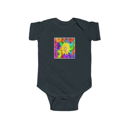 Art, Colorful, Love, Flowers, Positive- Baby, Infant, Toddler, Soft Cotton, Onesie