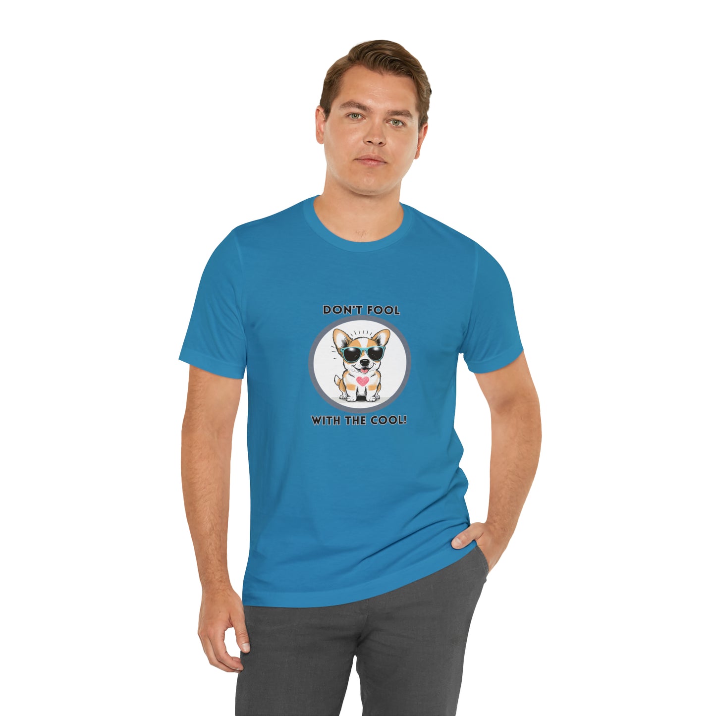 Dog, Don't Fool With The Cool Animal- Adult, Regular Fit, Soft Cotton, T-shirt