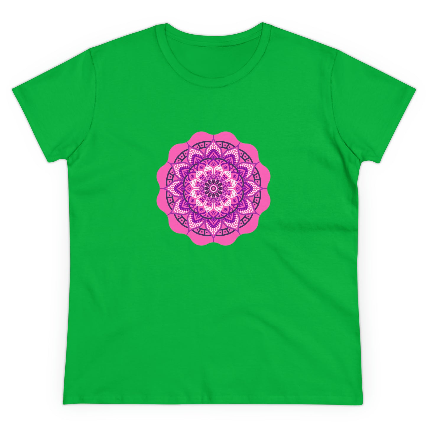 Colorful, Art, Nature, Flowers- Adult, Semi-fitted, T-shirt