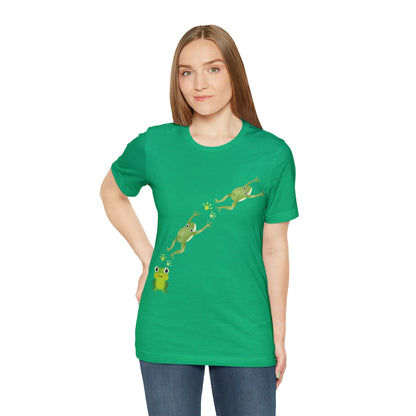 Frog Crossing- Adult, Regular Fit, Soft Cotton, T-shirt