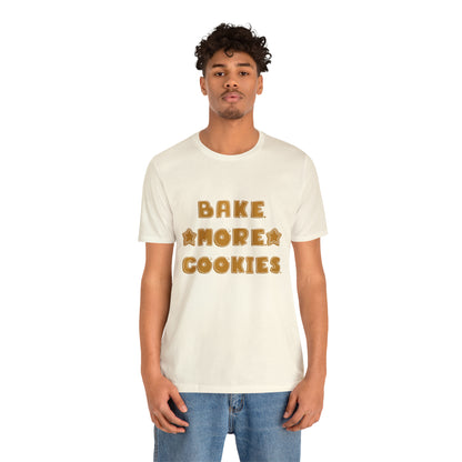 Hobby, Interests, Baking, Bake More Cookies Star, Things, Food- Adult, Full Size Image, Soft Cotton, Regular Fit Shirt