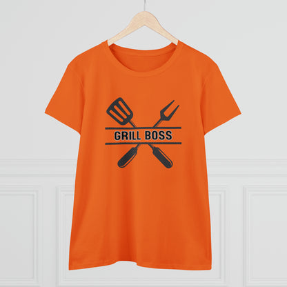 Hobby, Interests, Grilling, Family, Dad, Mom- Adult, Semi-fitted, T-shirt