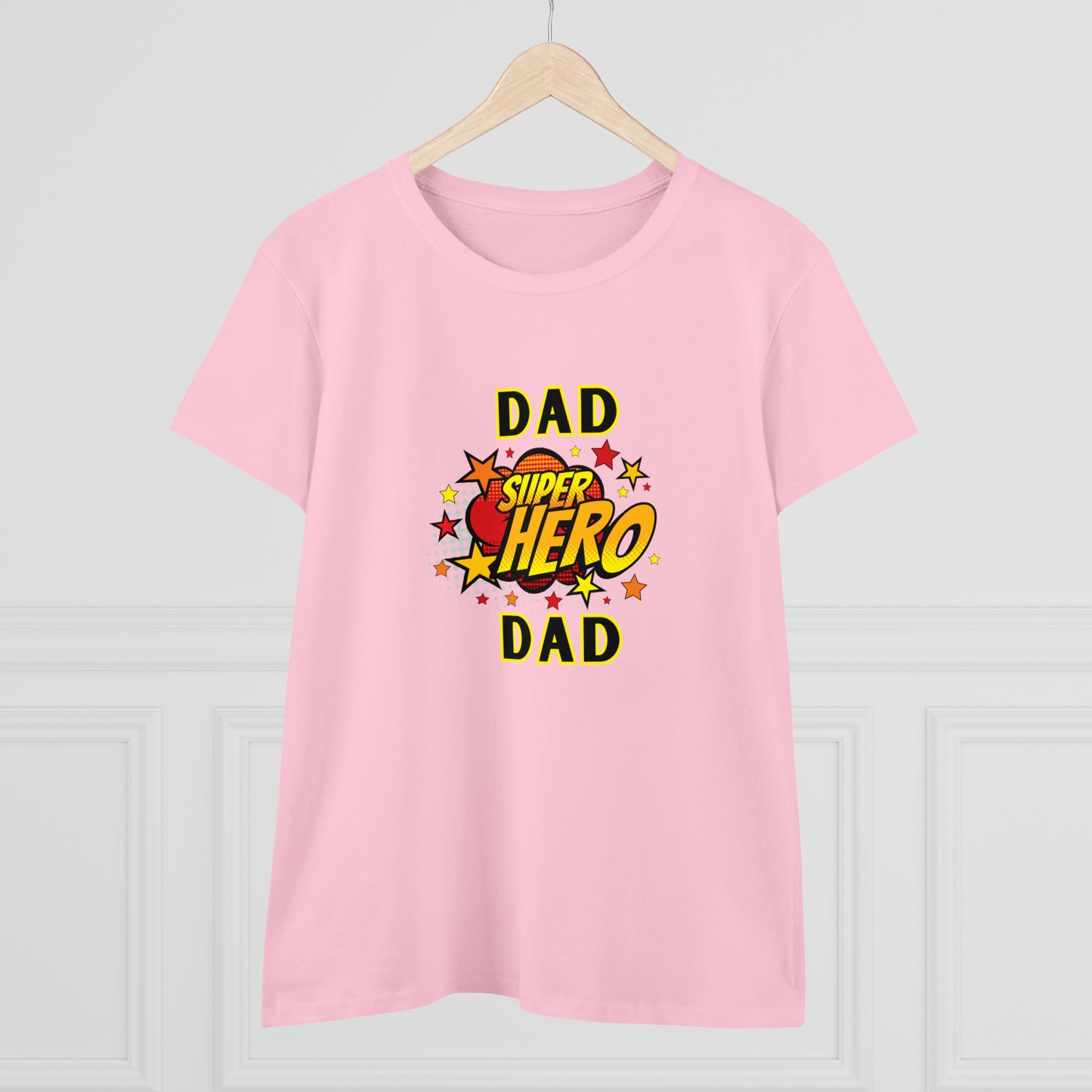 Family, Dad, Superhero, Positive- Adult, Semi-fitted, T-shirt