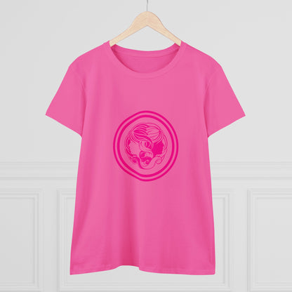 Symbol, Ying Yang, Woman - Adult, Semi-fitted, T-shirt