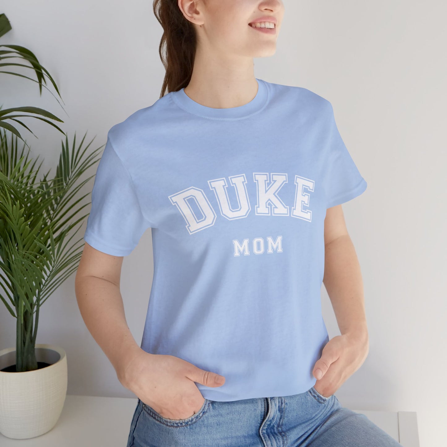 DUKE Mom, parent shirt- Adult, Regular Fit, Soft Cotton, T-shirt