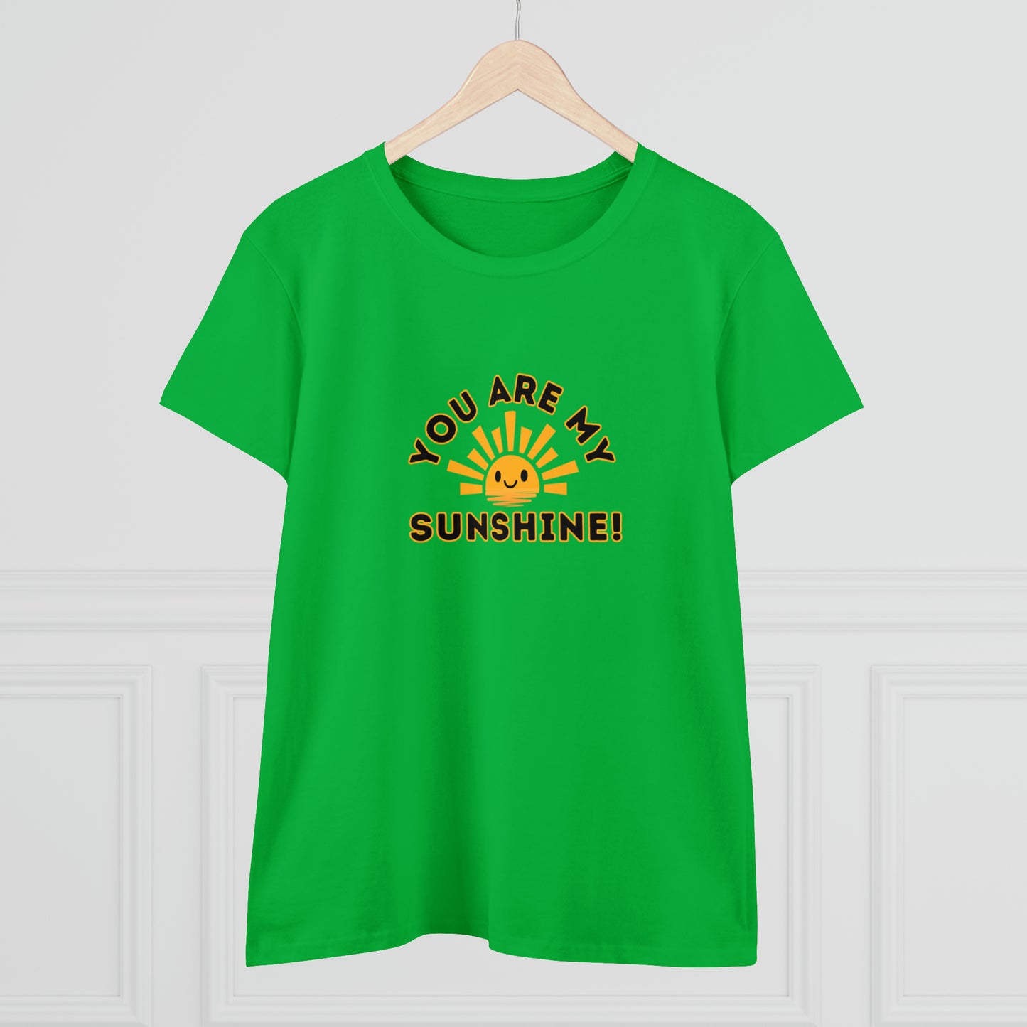 Positive, You Are My Sunshine, Happiness- Adult, Semi-fitted, Smaller Size Image, T-shirt