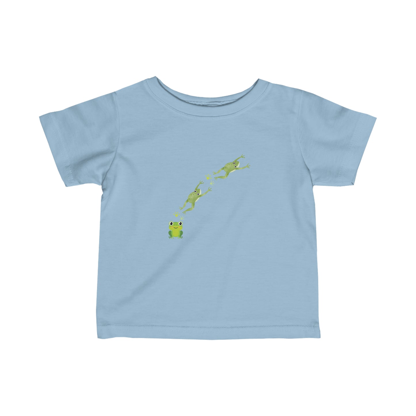 Frog Crossing, Animals- Baby, Toddler Soft Cotton, T-shirt, Nature, Garden, Plants T-shirt