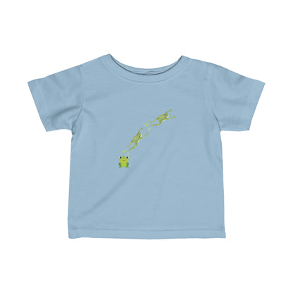 Frog Crossing, Animals- Baby, Toddler Soft Cotton, T-shirt, Nature, Garden, Plants T-shirt