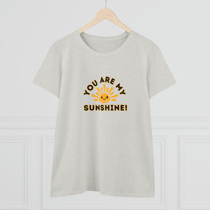 Positive, You Are My Sunshine, Happiness- Adult, Semi-fitted, Smaller Size Image, T-shirt