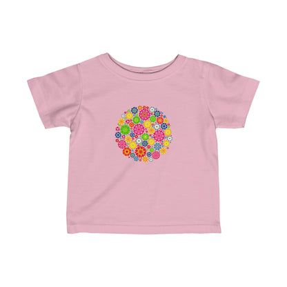 Colorful, Nature, Garden, Flowers- Baby, Infant, Toddler, T-shirt