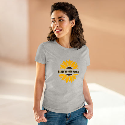 Nature, Plants, Flowers, Garden, Never Enough Plants, Sunflowers- Adult, Semi-fitted, T-shirt