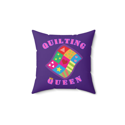 Quilting Queen Pillow / Spun Polyester Square Pillow