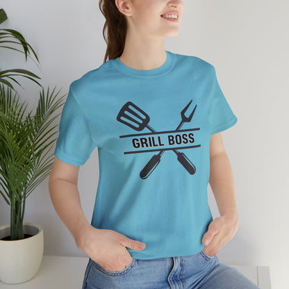 Hobby, Interest, Grilling, Family, Dad, Mom- Adult, Regular Fit, Soft Cotton, T-shirt