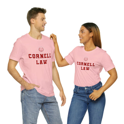Cornell University Law School- Adult, Regular Fit, Soft Cotton, T-shirt