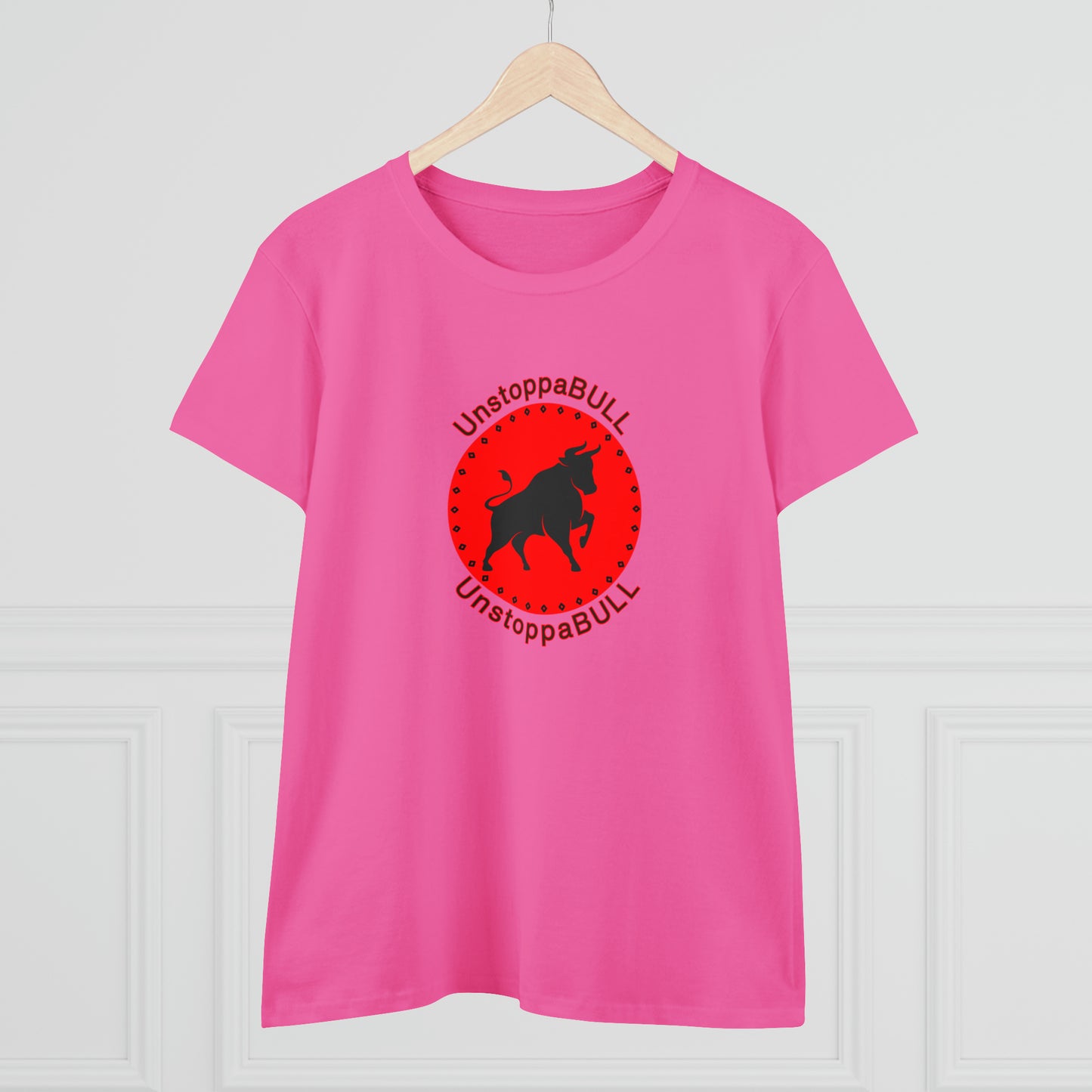 Animals, Bull, Symbol, Unstoppable, UnstoppaBULL- Adult, Semi-fitted T-shirt