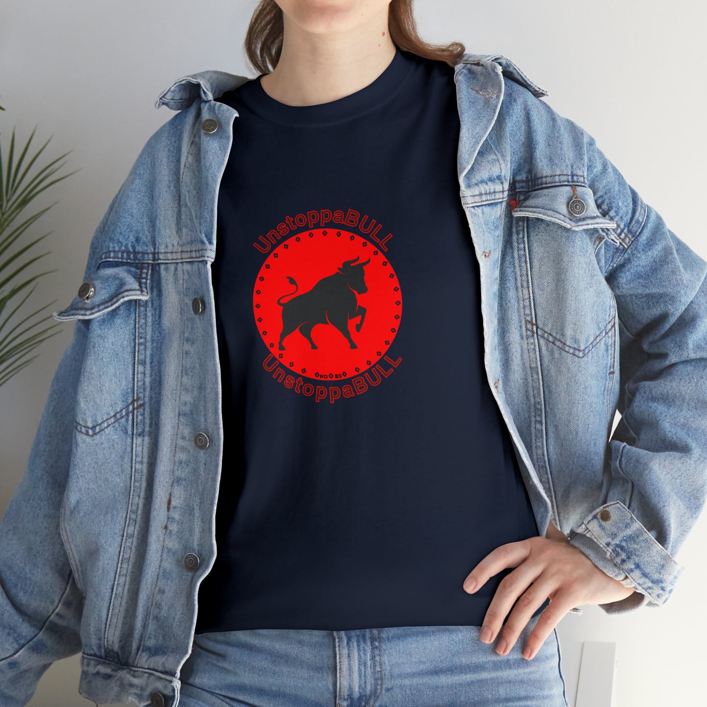 Bull, Unstoppable UnstoppaBULL, Animals- Adult, Heavy Cotton, T-Shirt