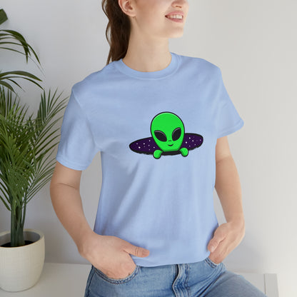 Fantasy, Alien Portal, Sci-fi, Aliens- Adult, Regular Fit, Soft Cotton, T-shirt