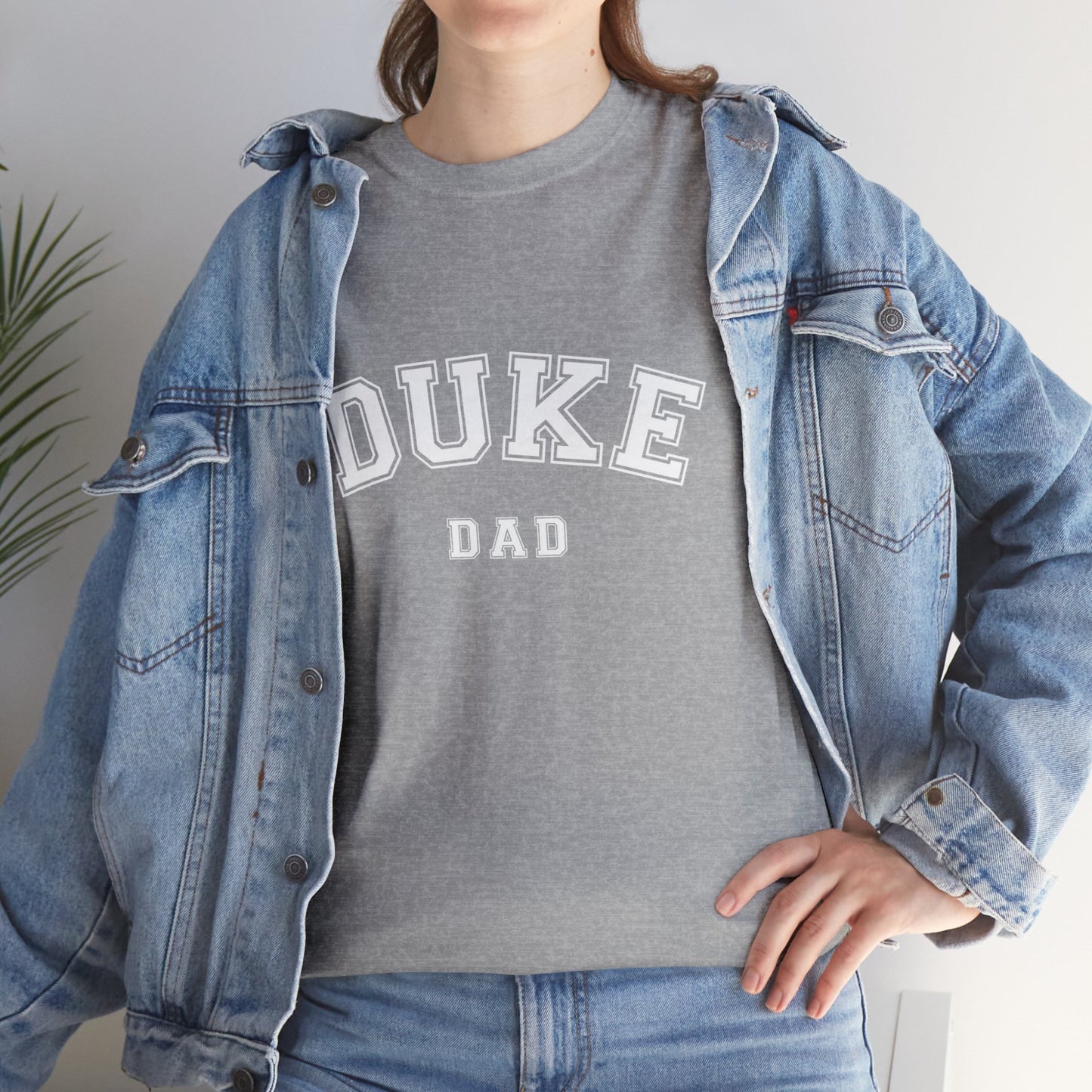 DUKE Dad, parent shirt T-shirt-Adult, Unisex Heavy Cotton Tee