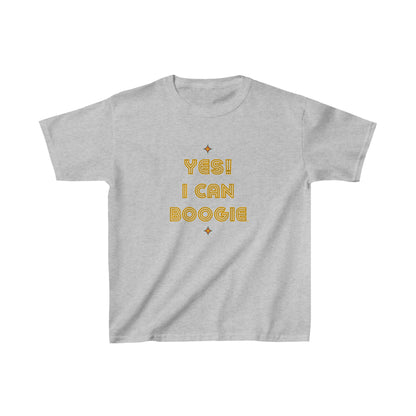 Dance, I Can Boogie, Retro Disco, Sports, Hobby, Interests, Dancing, Words- Kids, Child, Heavy Cotton, T-shirt