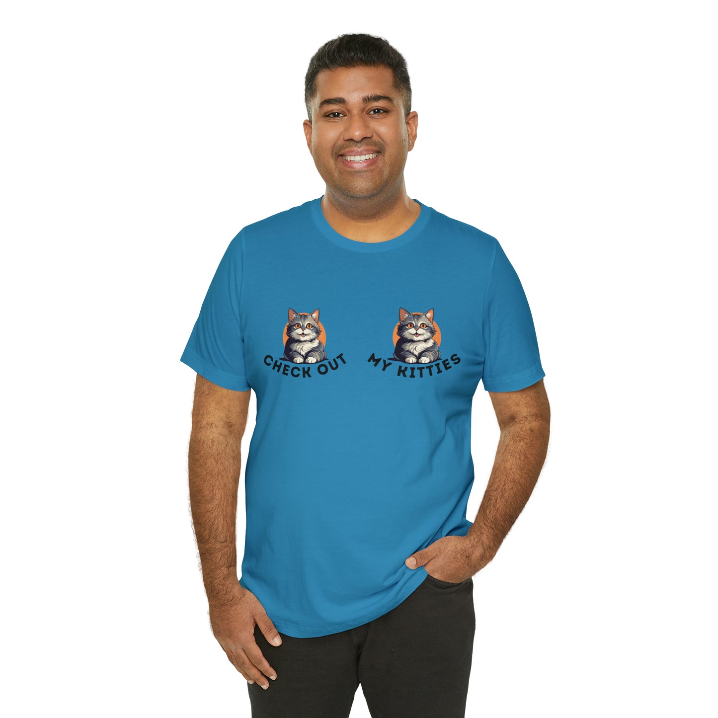 Kitty Cat T-Shirt / Check Out My Kitties Shirt / Unisex Jersey Short Sleeve Tee / Humorous Pet Clothes