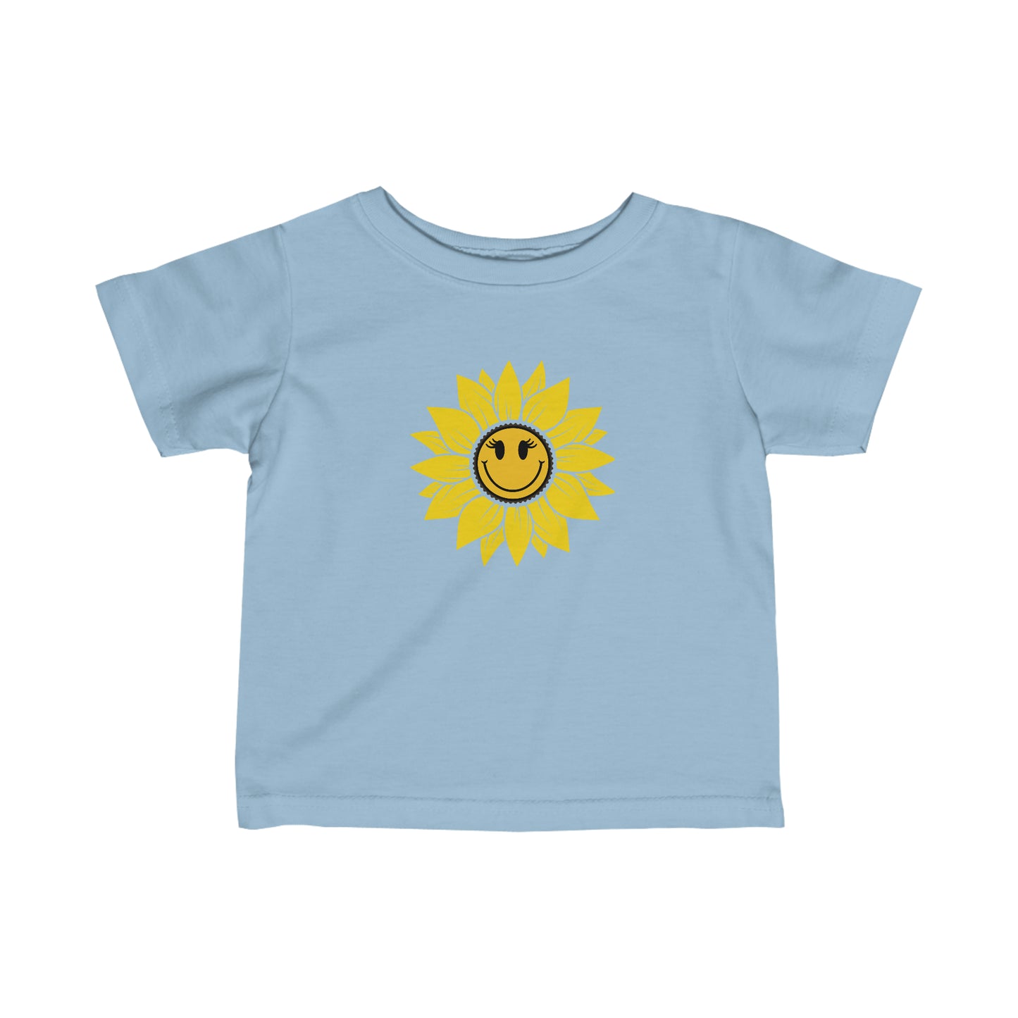 Positive, Sunflower, Nature, Gardens, Flowers, Garden- Baby, Infant, Toddler, T-shirt