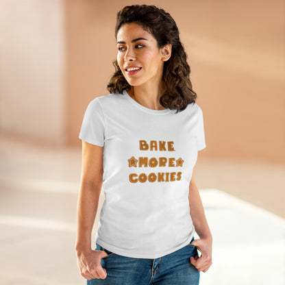 Hobby, Interest, Baking, Bake More Cookies, Star, Things, Food- Adult, Semi-fitted, Shirt
