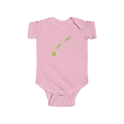 Frog Crossing, Animals- Baby, Toddler,  Soft Cotton, Onesie, Nature, Garden, Plants Onesie