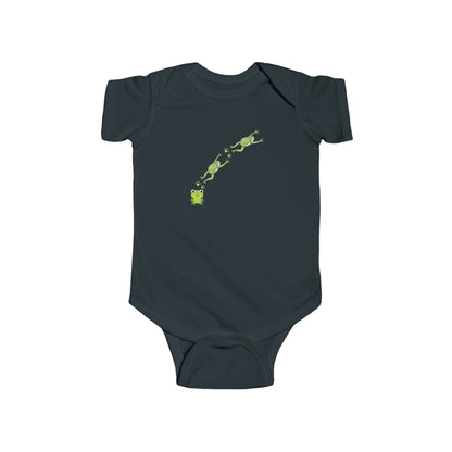 Frog Crossing, Animals- Baby, Toddler,  Soft Cotton, Onesie, Nature, Garden, Plants Onesie