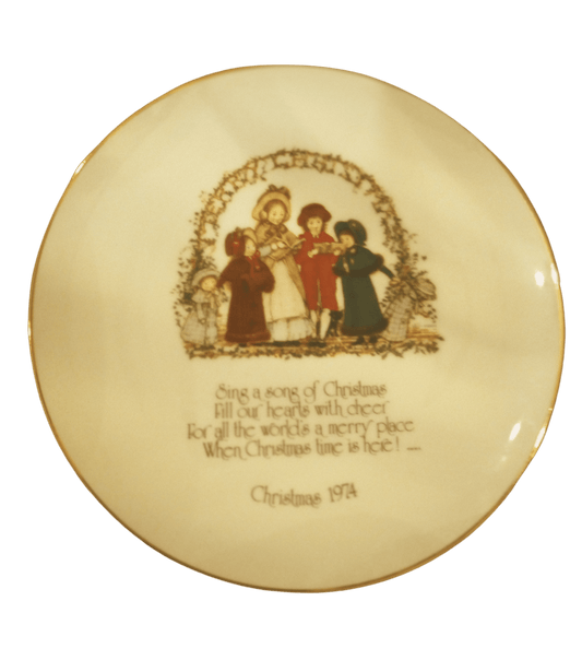 Holly Hobbies Christmas Song 1974 Plate