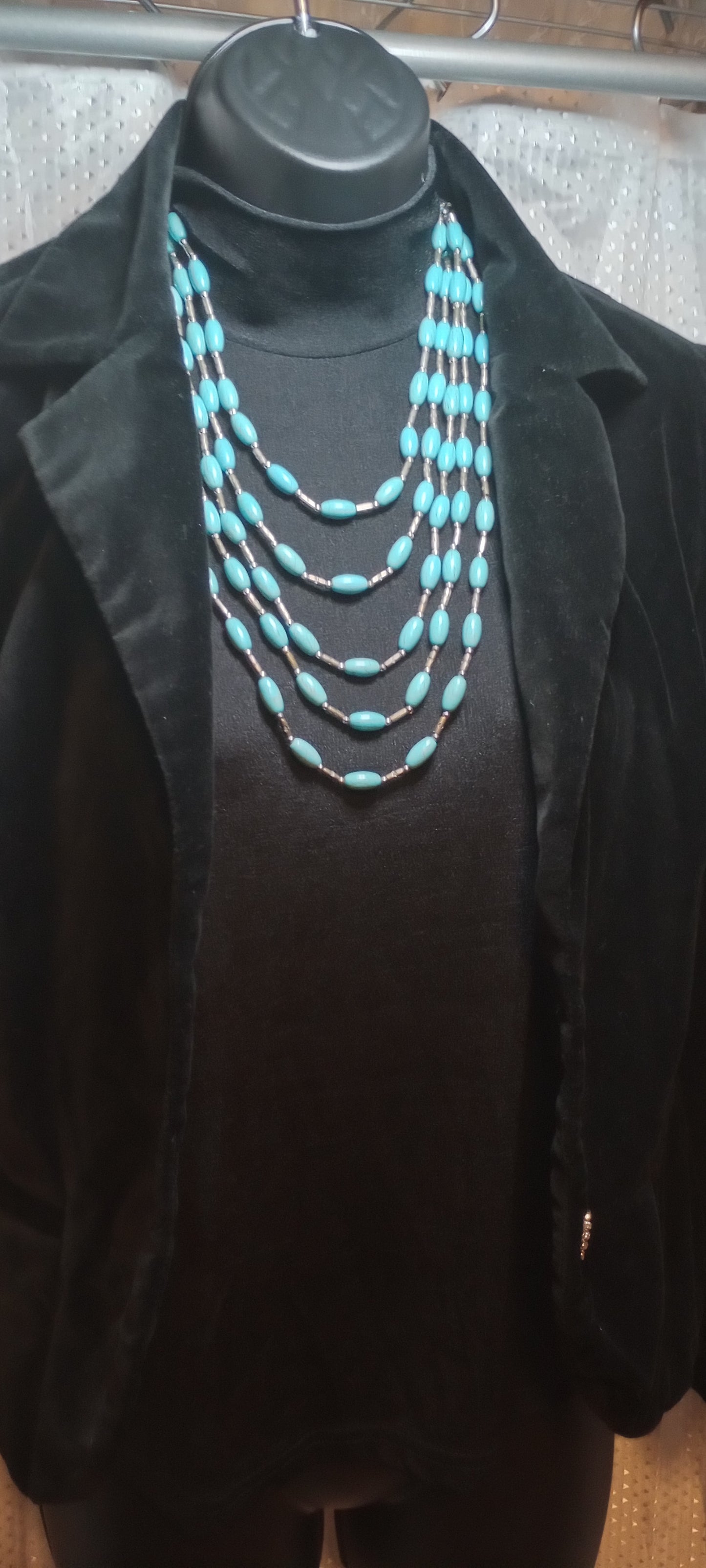 Turquoise NEW Layered Necklace Boho Bohemian, Southwest, Western