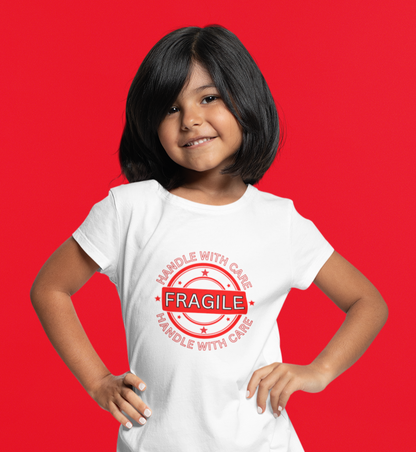 Love, FRAGILE, Handle With Care- Kids, Heavy Cotton, T-shirt