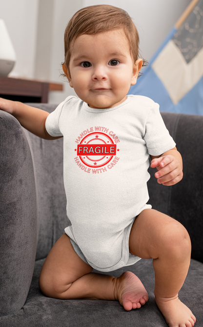 Love, FRAGILE, Handle With Care- Baby, Infant, Toddler, Soft Cotton, Onesie